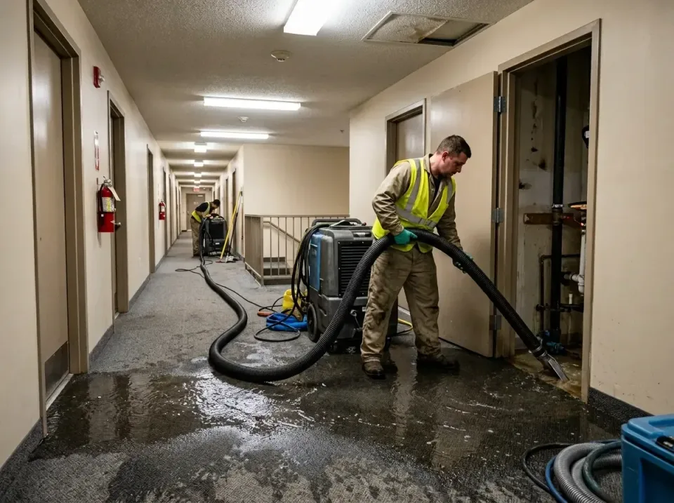 multi-unit-apartment-hallway-f-005 — frequently asked questions, Emergency Burst Pipe Water Extraction & Removal in Plainsbo…